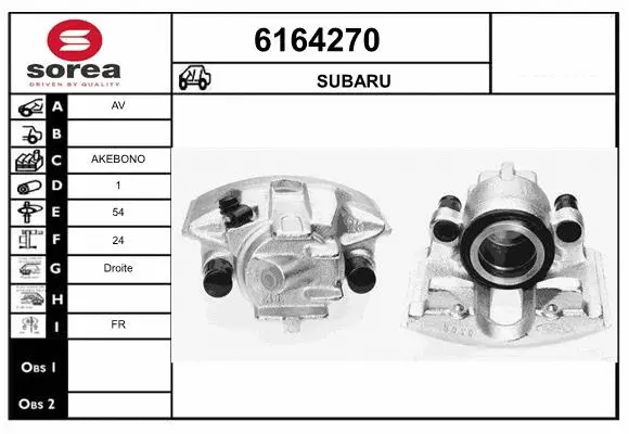 Brake Caliper (6164270)