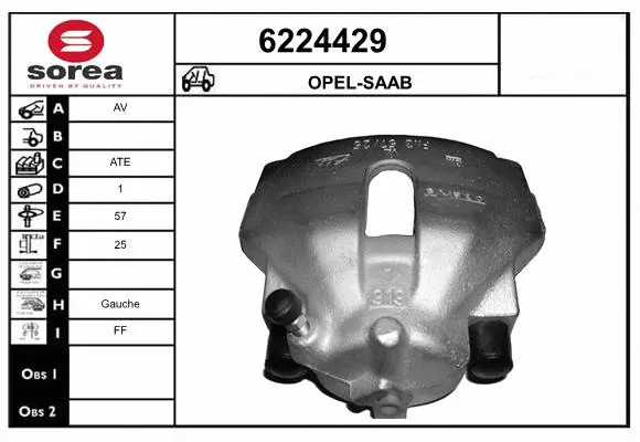 Brake Caliper (6224429)