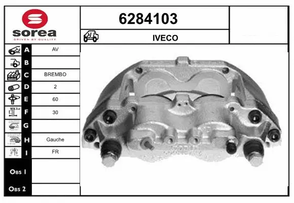 Brake Caliper (6284103)