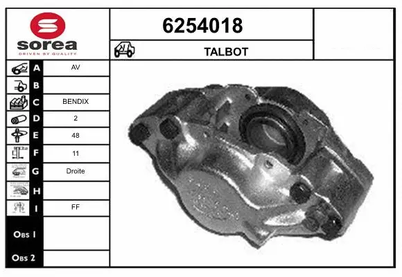 Brake Caliper (6254018)