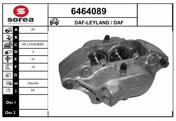 Brake Caliper (6464089)