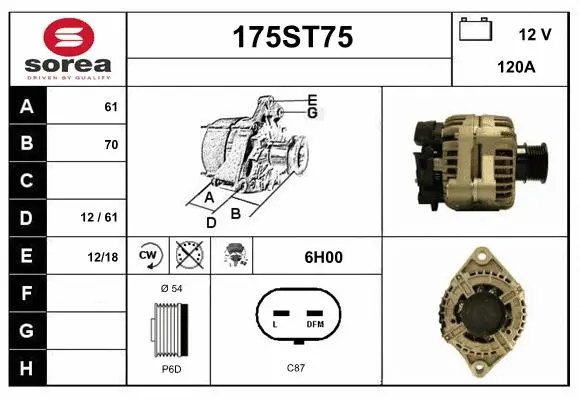 Alternator (175ST75)