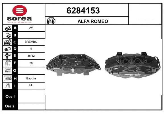 Brake Caliper (6284153)