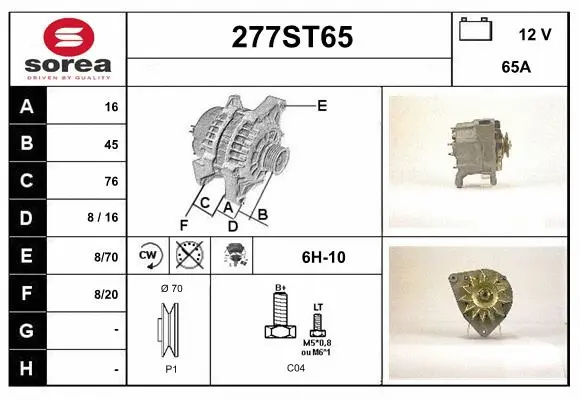 Alternator (277ST65)