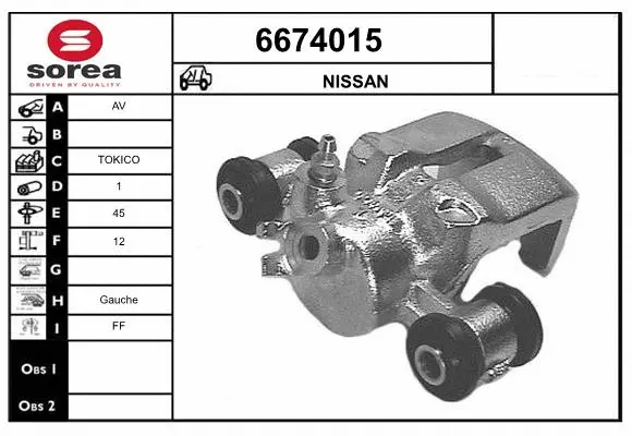 Brake Caliper (6674015)