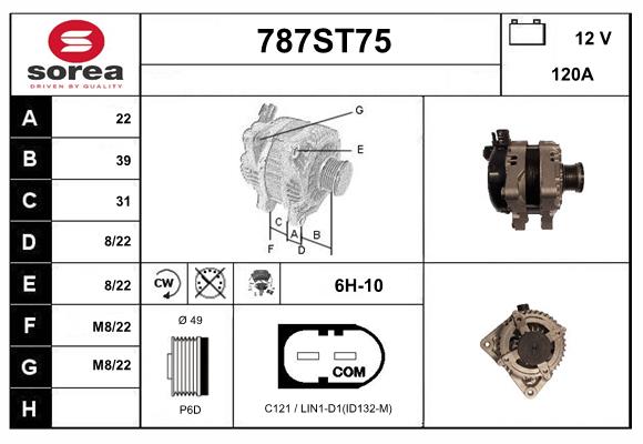 Alternator (787ST75)