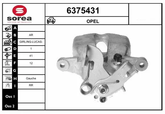 Brake Caliper (6375431)