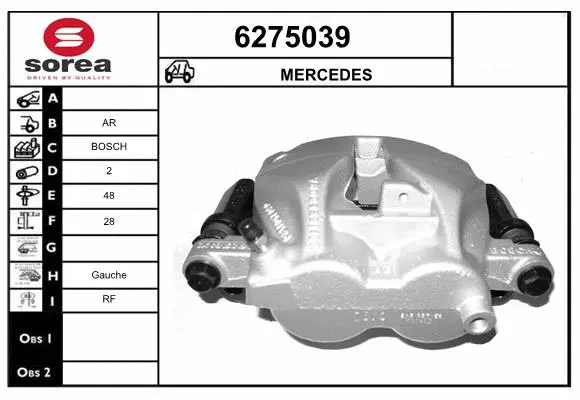 Brake Caliper (6275039)