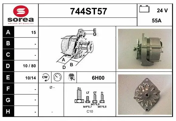 Alternator (744ST57)