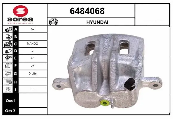 Brake Caliper (6484068)