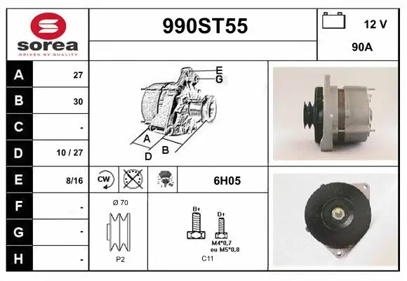 Alternator (990ST55)