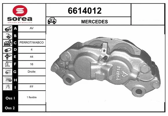 Brake Caliper (6614012)