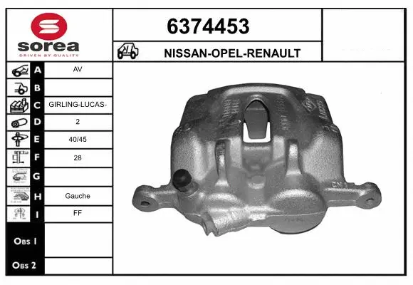 Brake Caliper (6374453)