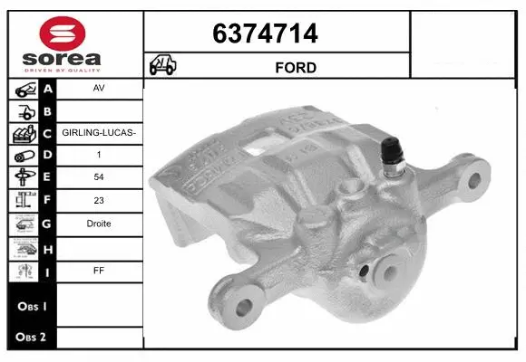 Brake Caliper (6374714)