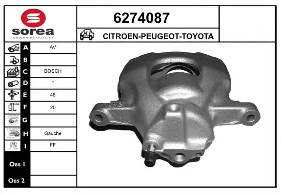 Brake Caliper (6274087)