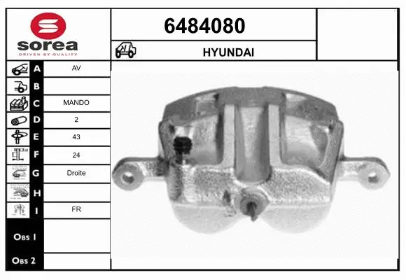 Brake Caliper (6484080)