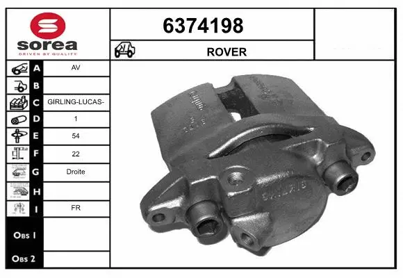 Brake Caliper (6374198)