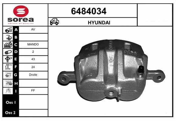 Brake Caliper (6484034)