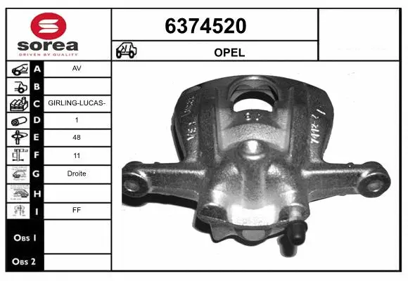 Brake Caliper (6374520)