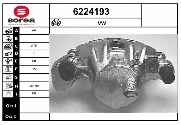 Brake Caliper (6224193)