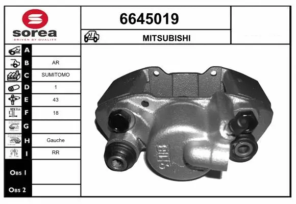 Brake Caliper (6645019)