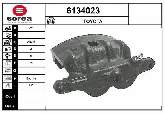 Brake Caliper (6134023)