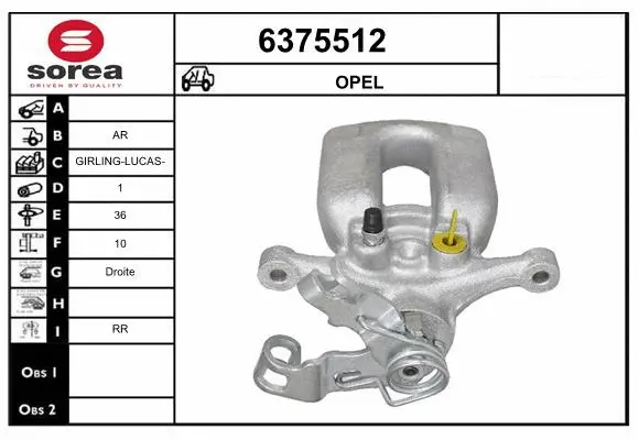 Brake Caliper (6375512)