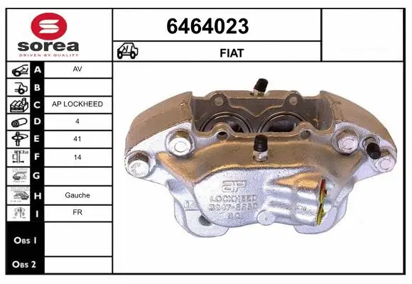 Brake Caliper (6464023)