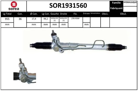 Steering Gear (SOR1931560)