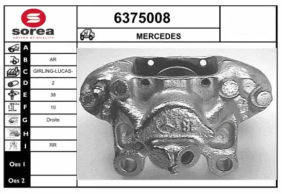 Brake Caliper (6375008)