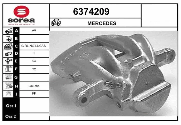 Brake Caliper (6374209)