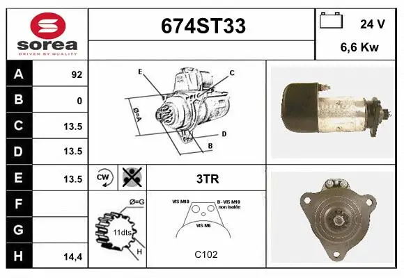 Starter (674ST33)