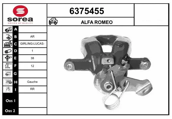 Brake Caliper (6375455)