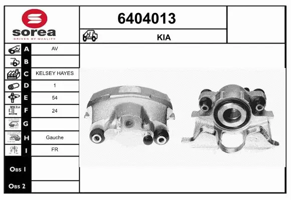 Brake Caliper (6404013)
