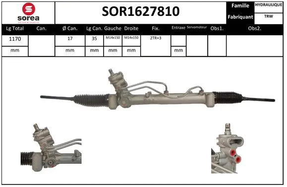 Steering Gear (SOR1627810)