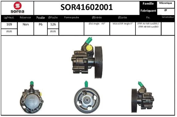 Hydraulic Pump, steering (SOR41602001)