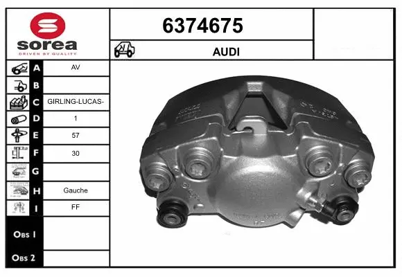 Brake Caliper (6374675)