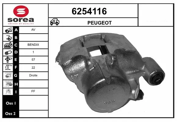 Brake Caliper (6254116)