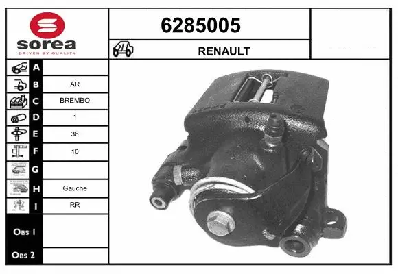 Brake Caliper (6285005)