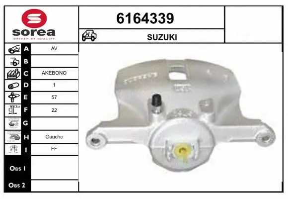 Brake Caliper (6164339)