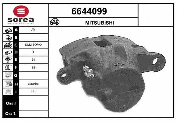 Brake Caliper (6644099)