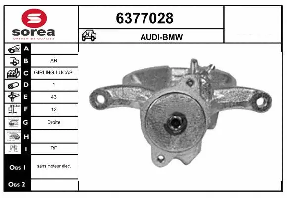 Brake Caliper (6377028)