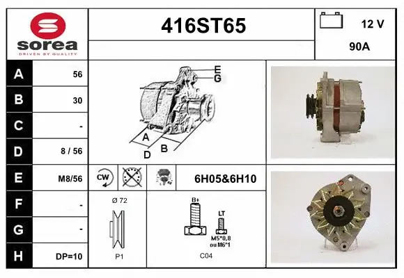 Alternator (416ST65)