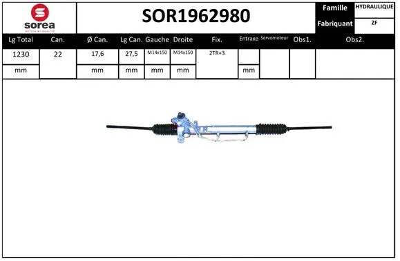 Steering Gear (SOR1962980)