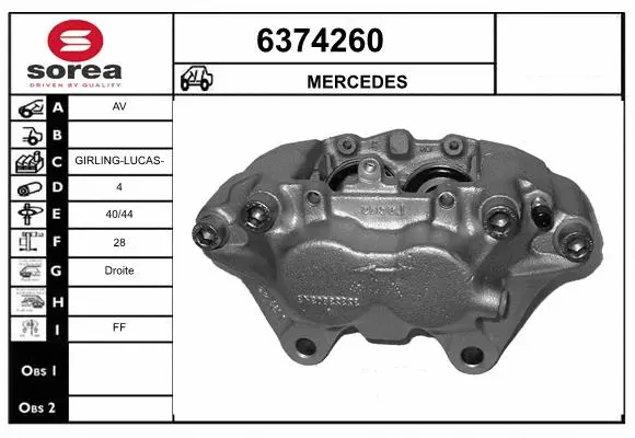 Brake Caliper (6374260)