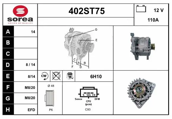 Alternator (402ST75)
