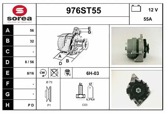 Alternator (976ST55)