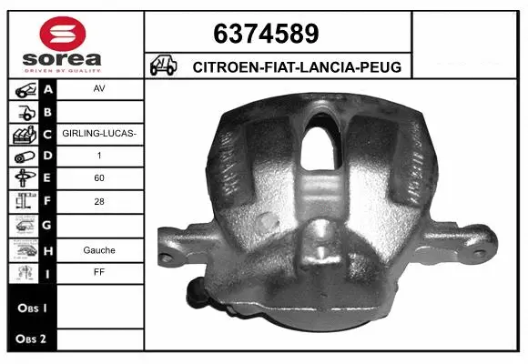Brake Caliper (6374589)