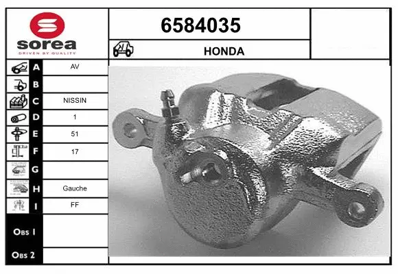 Brake Caliper (6584035)
