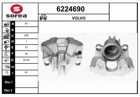 Brake Caliper (6224690)